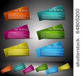 abstract style colorful banner...