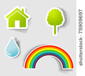 vector set of icons for...