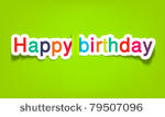 vector happy birthday ...