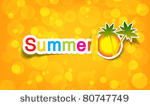 vector summer  realistic cut ...