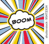 boom  pop art inspired...