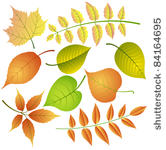 autumn abstract illustrated...