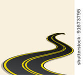 vector directional road