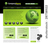 vector web site design template ...