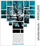 unique tree page layout for web ...