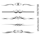 vector set of decorative...