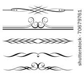 vector set of decorative...