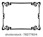 art nouveau ornamental...
