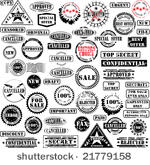 collection of grunge rubber...