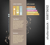 beauty style website template   ...