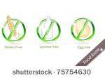 diet icons. gluten free ...