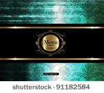 vector. restaurant menu design