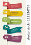 set of paper tag labels