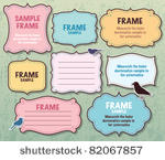 set of ornate vector frames and ...