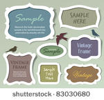 set of vector frames and labels