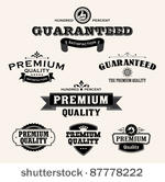 satisfaction guarantee label...