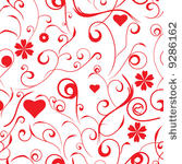 seamless abstract valentine...
