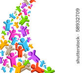 lots of colorful 3d vector...