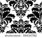 glamour seamless damask...