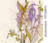 fantasy field of blooming...