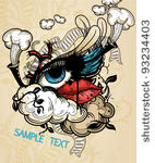 vector abstract illustration of ...
