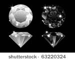 black and white diamonds