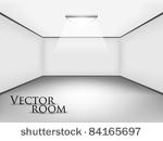 empty white room for your...