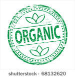 organic food  rubber stamp