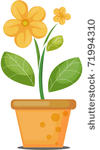 vector illustration of growing...