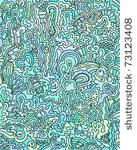 doodle background  2  sea with...