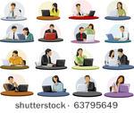 group of business and office...