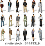 group of business and office...