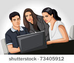 group of business and office...