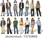 group of business and office...