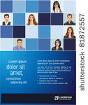 blue template for advertising...
