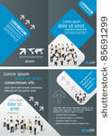 gray and blue template for...