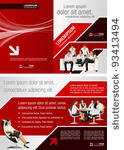 red and black template for...