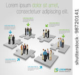 template with business people...