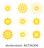 suns. elements for design.