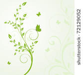 beautiful abstract floral...