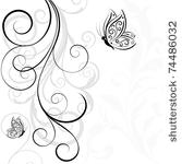 abstract floral background....
