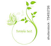 floral background with...