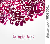 abstract floral background.