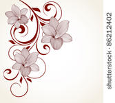 beautiful floral background...