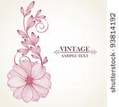 hand drawing floral background...