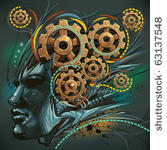 freehand stroke vector...