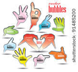 vector bubbles for speech