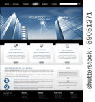 vector web site is black and...