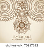 vector hand drawn abstract...