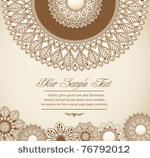 vector hand drawn abstract...